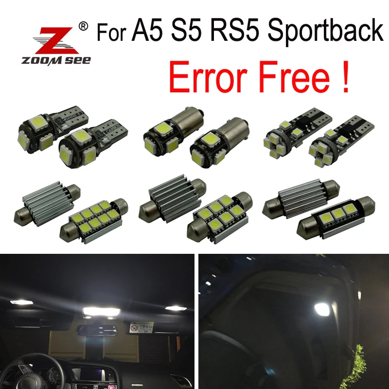 20pcs canbus error free LED bulb interior dome light kit package for Audi A5 S5 RS5 sportback (2009-2015) 20pcs canbus error free LED bulb interior dome light kit package for Audi A5 S5 RS5 sportback (2009-2015)