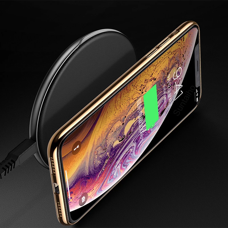 Suntaiho for iPhone Case 7 Plating Edge Phone Case For iPhone 6s Case For iphone XR Xs Max case Glass Back phone Cover 8 Plus Suntaiho for iPhone Case 7 Plating Edge Phone Case For iPhone 6s Case For iphone XR Xs Max case Glass Back phone Cover 8 Plus