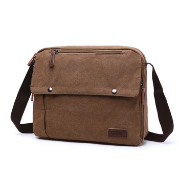 

M123 New Brand Multifunction Vintage Unisex Messenger Bags Canvas Shoulder Bag Fashion Business Crossbody Bag Travel Handbag