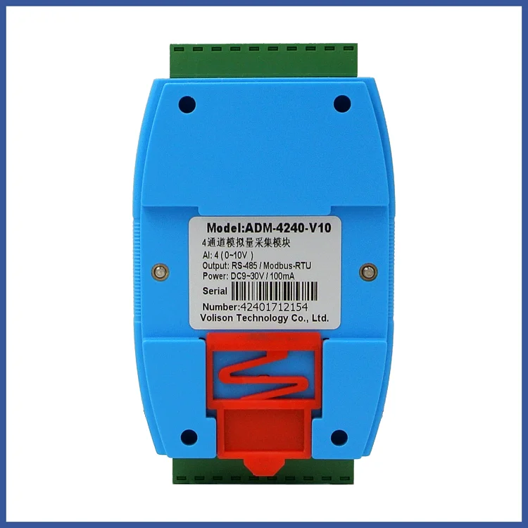 4-channel Analog Acquisition 4-20 MA Analog Signal to 4850-10V AD Analog Input Acquisition Module