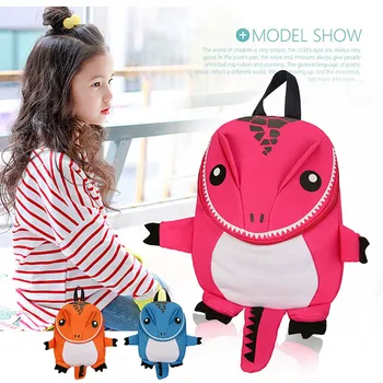 

Children Kids Boy Girl Backpack School Bag Dinosaur Small For Kindergarten Travel Best Sale-WT