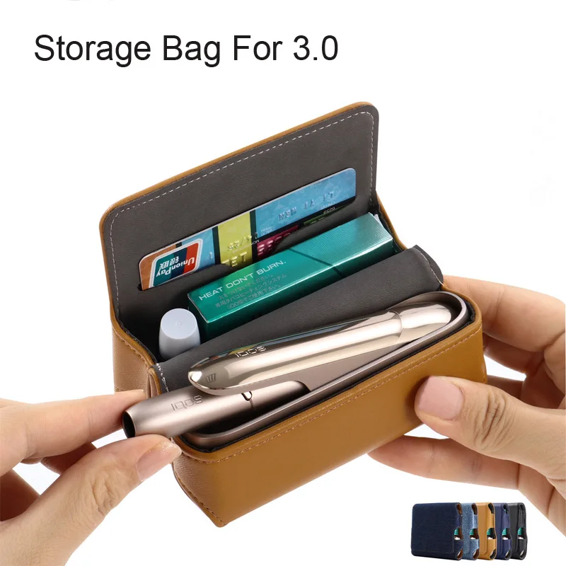 

Fashion Flip Wallet Leather Case for IQOS 3.0 Pouch Bag Holder Box Case for IQOS 3 Holder Case