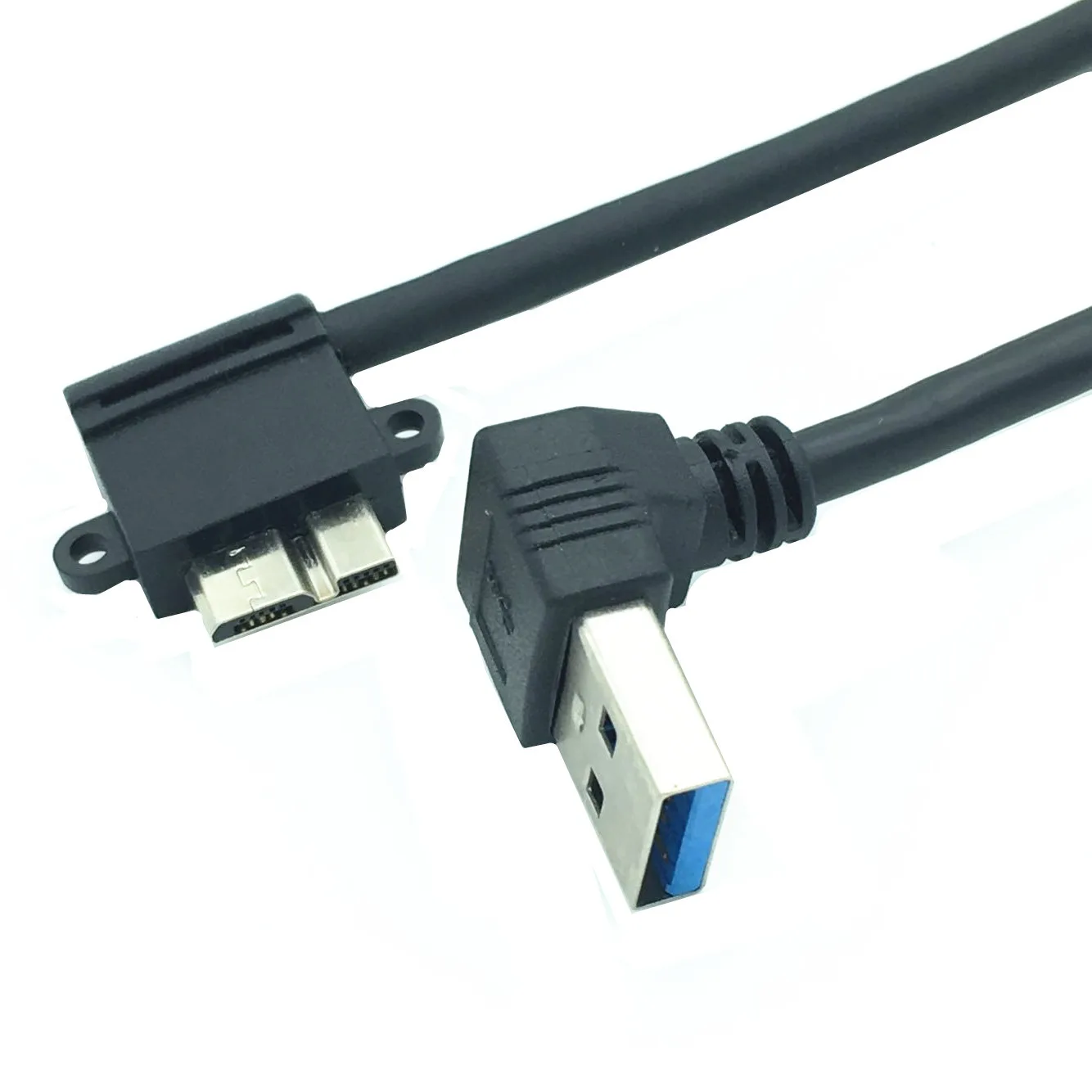 25 см USB 3 0 A 90 градусов вниз угол штекер к Micro B левый короткий кабель|left angle|usb 3.0 maleusb