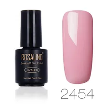 Rosalind гель для ногтей 7 мл благородный фиолетовый цвет серии Soak-off УФ светодио дный Лампа лак гель-лаки полупостоянные