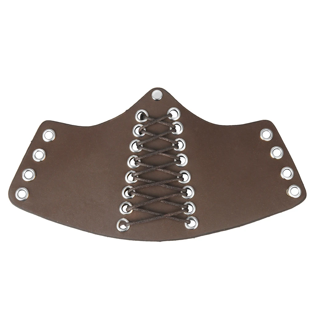 PU Leather Laces Wristband Unisex Protective Arm Guard Sports Punk Clothing Fashion Bangle Arm Warmers Leather Bracelet