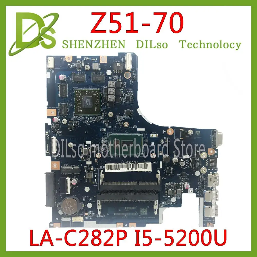i5 CPU AIWZ0//Z1 LA-C281P Fit Lenovo Z51-70 R7-Video Motherboard Mainboard I7