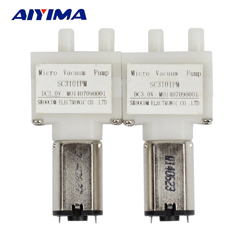 

Aiyima 2PCS Micro Vacuum Pump Medical Mini Negative Pressure Pump DC Pressure Small Air Pump DC3V
