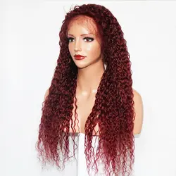 Eversilky 99j волна воды парик синтетические волосы на кружеве человеческие Искусственные парики для черный для женщин Бразильский вол