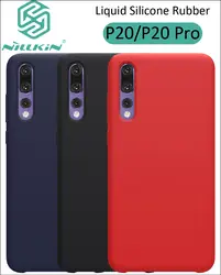 Nillkin жидкости силиконовый чехол для huawei P20 Pro Lite Мягкий гель Резина