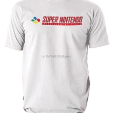 SUPER NINTENDO SNES consola camiseta Vintage Retro clásico 90s Video nuevas camisetas divertidas camisetas nuevas Unisex divertidas Tops