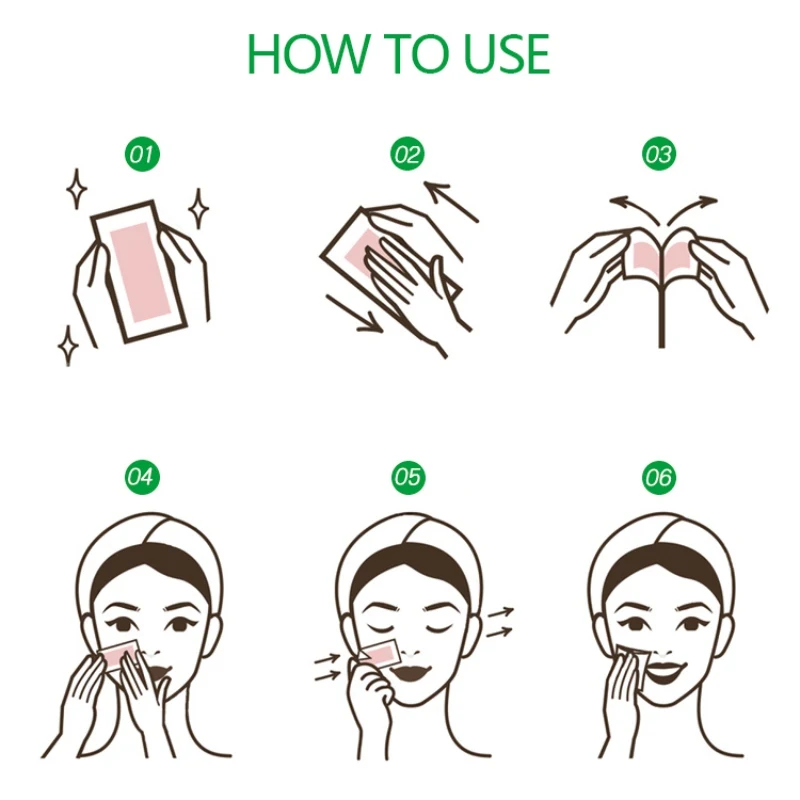 Facial Body Cloth Hair Remove Wax Strips Quickly Remove Fine Hair Moustache Removal Epilator Wax Strip Paper Roll