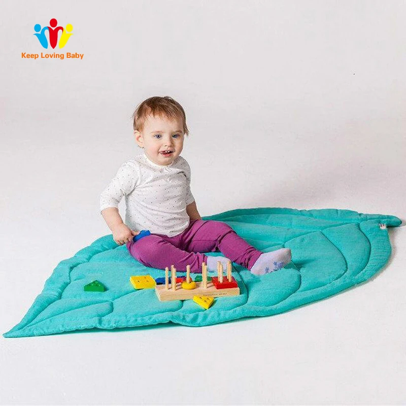 INS/детские коврики для игр для малышей; детский коврик для ползания; детские постельные принадлежности; одеяло с листьями; декор для детской комнаты; хлопковый игровой коврик
