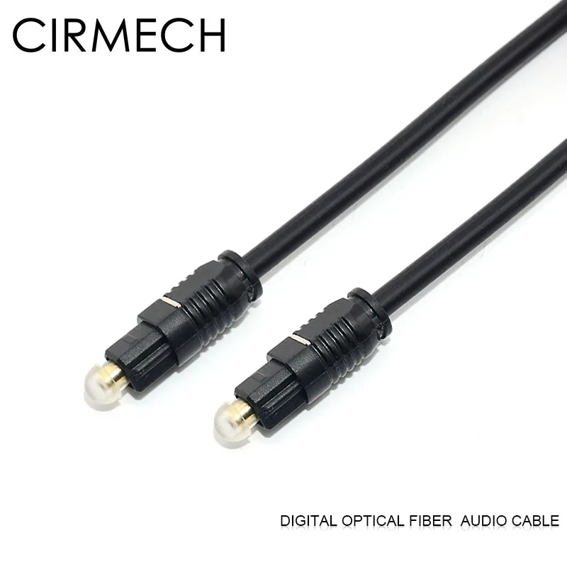 

CIRMECH Digital optical fiber Audio Cable SPDIF out digital Cable for 5.1channel Amplifiers Decoder Blu ray DVD TV BOX etc