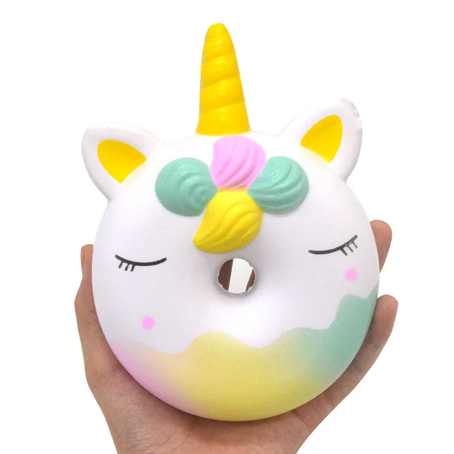 New Unicorn Deer Dog Squishies Slow Rising Jumbo Kid Toys Animal Squishy Slow Rising Phone Straps Sweet Scented Bread Cake Toy
