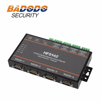 

HF5142B 4 serial Ports RS232 RS485 RS422 To Ethernet server Serial Device(Linux) Server