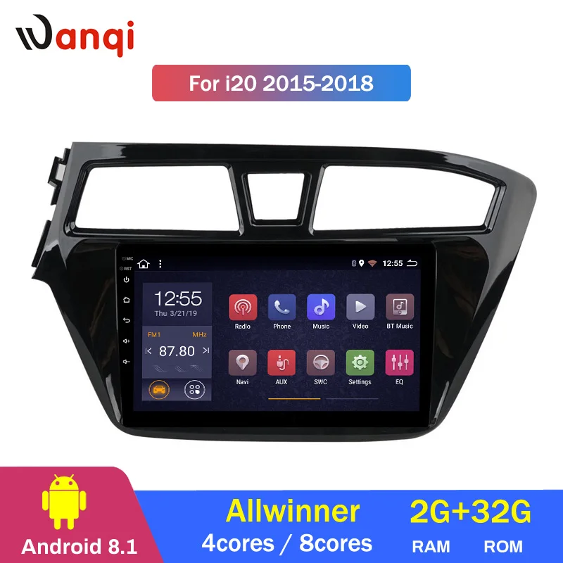 2G ram 32G rom Android 8,1 для HYUNDAI I20- автомобильный dvd-плеер GPS Радио Навигация