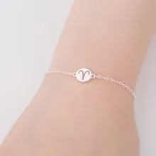 SMJEL персонализированные браслеты со знаком зодиака для женщин 12 зодиака Шарм в форме звезды браслет цепочка homme специальный подарок ювелирные изделия