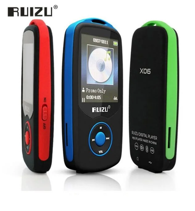 Портативный цифровой спортивный экран Ruizu X06 Hi Fi аудио Mp3 8 ГБ мини музыкальный mp3