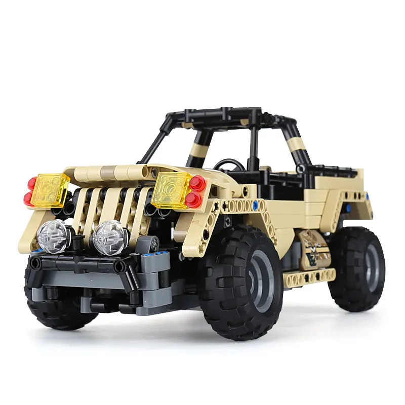 

Legoing 13013 The Military Pickup Truck Set Compatible with Legoing Building Blocks Bricks Kid Christmas Toys With USB Charger