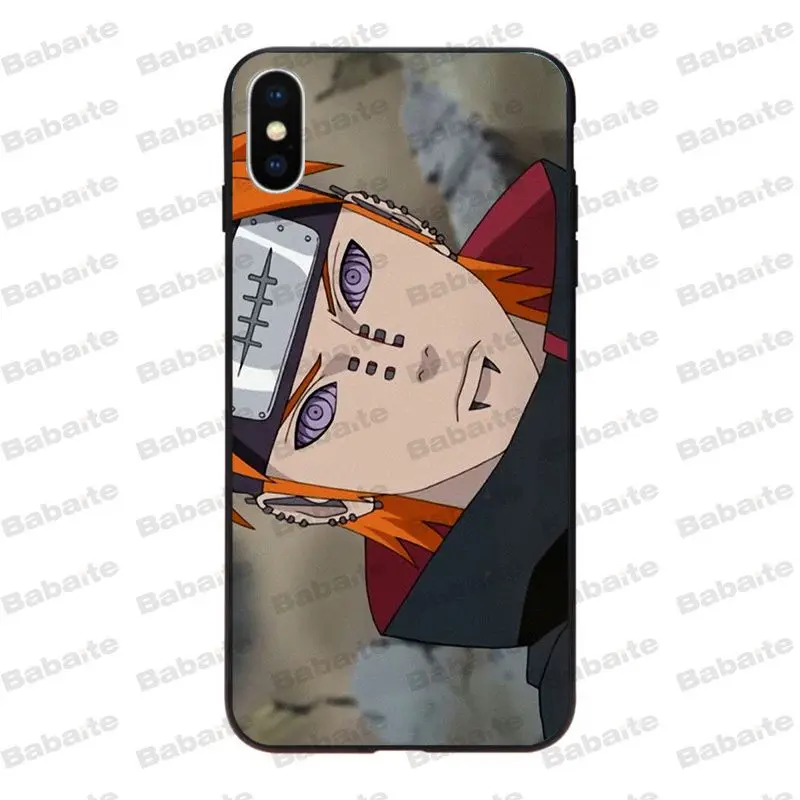 Babaite Naruto pain черный ТПУ мягкий резиновый чехол для телефона для iPhone 8 7 6 6S Plus X XS XR XSMax 5 5S SE 5C Coque11 11pro 11promax - Цвет: A16