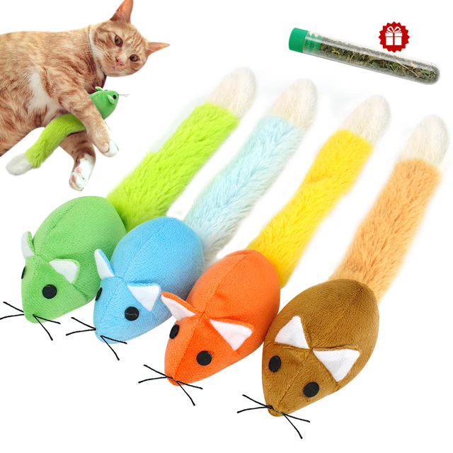 Buy Funny Cat Toy Mouse Interactive Cats Teaser Toys