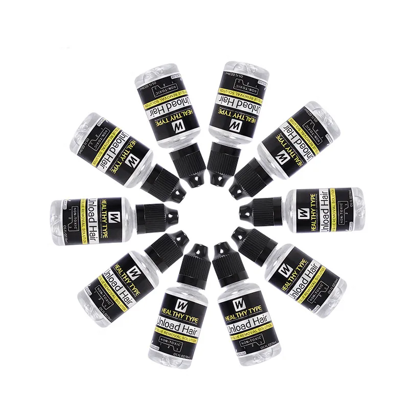 30ml Hair Extension Remover For Lace Wig Bond Toupee Top Closure Tape Glue Adhesive Hair Remover 1floz