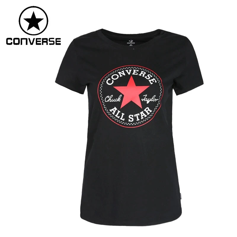 Novedad Original, camisetas de manga corta con el logotipo de Converse CT  para mujer|Camisetas de monopatinaje| - AliExpress