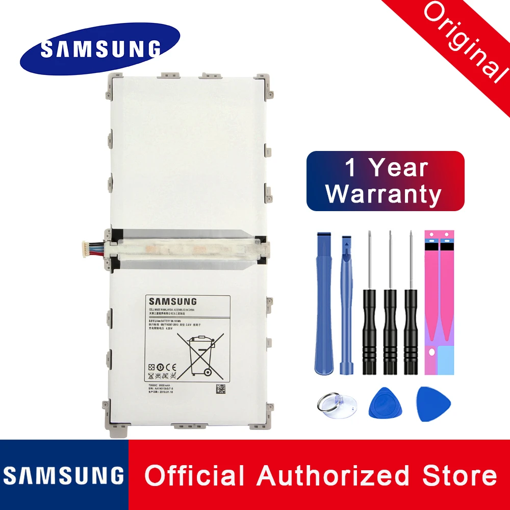 Цена Оригинальный P905 планшет батарея T9500E T9500K для samsung Galaxy Note 12,2 P900 P901 SM T900 SM P900 9500 мАч Akku Быстрая доставка