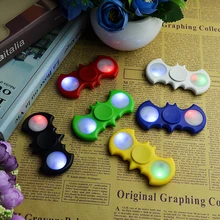 Luminous font b Finger b font font b Spinner b font Batman LED Light Colorful font