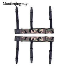 Камуфляжная рубашка с принтом для подвязки мужские подтяжки деловые повседневные эластичные футболки пояс на подтяжках