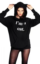 Sailor Moon Hot Sale Regular Broadcloth O-neck Full Solid Casual Fall 2016 New Personality Strength Cool Printed Hooded Letters