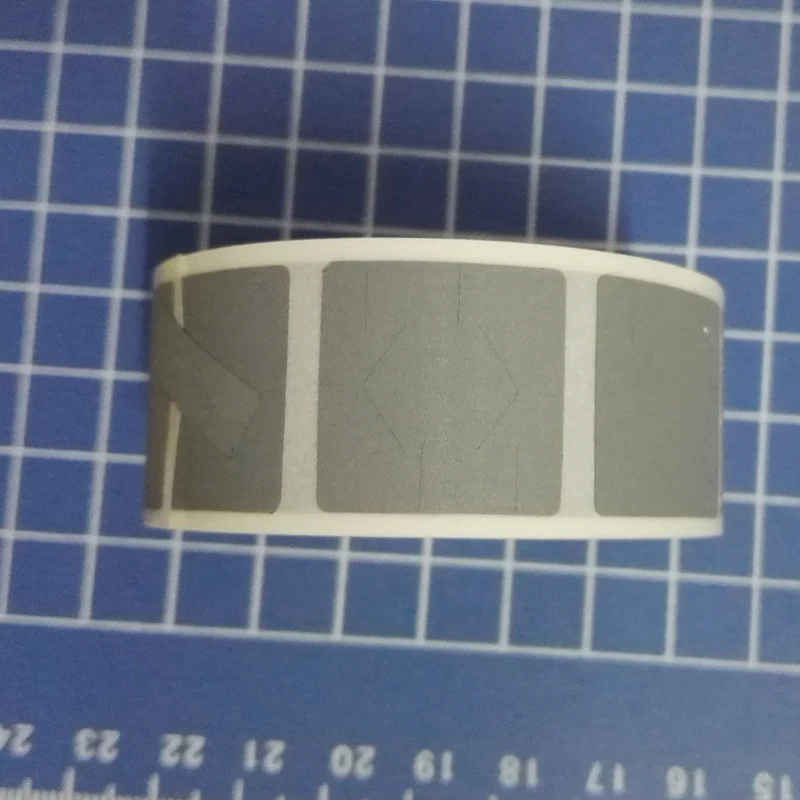 

free shipping 500pcs/roll 20mm square grey silver adhesive SCRATCH OFF sticker Plenty of stock