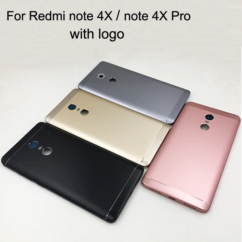 Задняя крышка аккумулятора для Xiaomi Redmi NOTE 4X оригинальный корпус note 4x 32 ГБ 16 версия