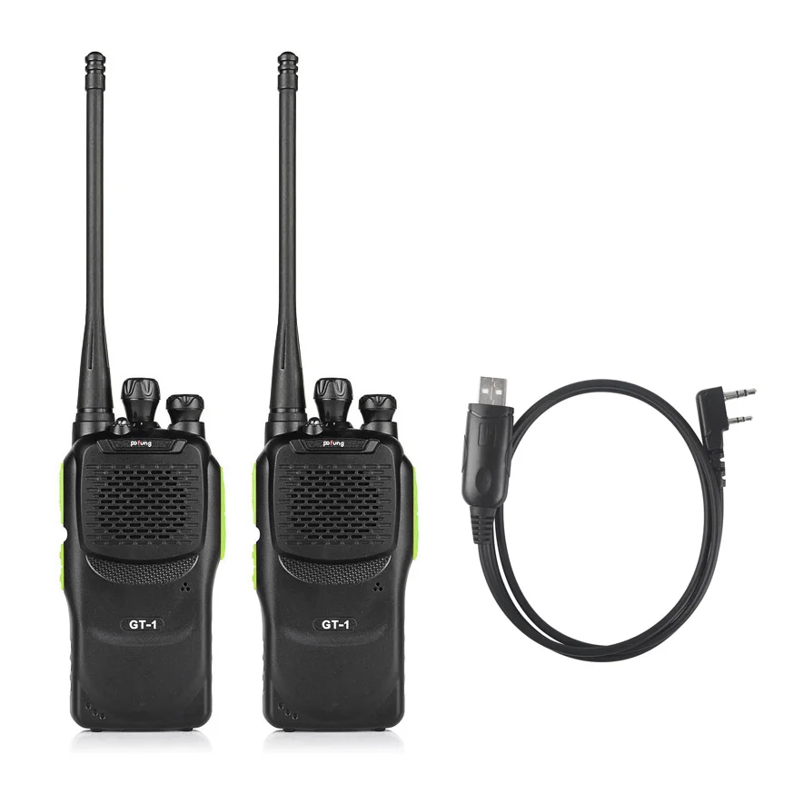 imágenes para 2 unids pofung gt-1 baofeng uhf 400-470 mhz 5 w 16ch de dos vías jamón de Radio de Mano Walkie Talkie 888 s con Cable de Programación para Win10 imágenes para 2 unids pofung gt-1 baofeng uhf 400-470 mhz 5 w 16ch de dos vías jamón de Radio de Mano Walkie Talkie 888 s con Cable de Programación para Win10