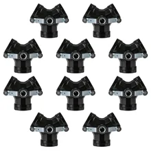 10 шт. 3 головки E27 винтовой держатель лампы высокой мощности E27 Цоколь лампы для Droplight& Celling лампа DIY освещение запасные части