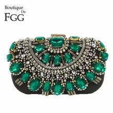 Женский металлический клатч с кристаллами, черно-серебристая вышитая бусинами вечерняя сумочка-кошелек, свадебный клатч с жестким корпусом