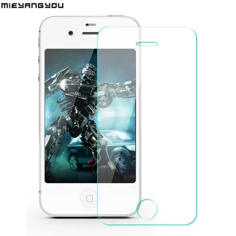 

Tempered Glass for Apple iPhone 4 Premium Toughened Screen Protector Protective Glass for iPhone 4 On 4S Protection Glass Film