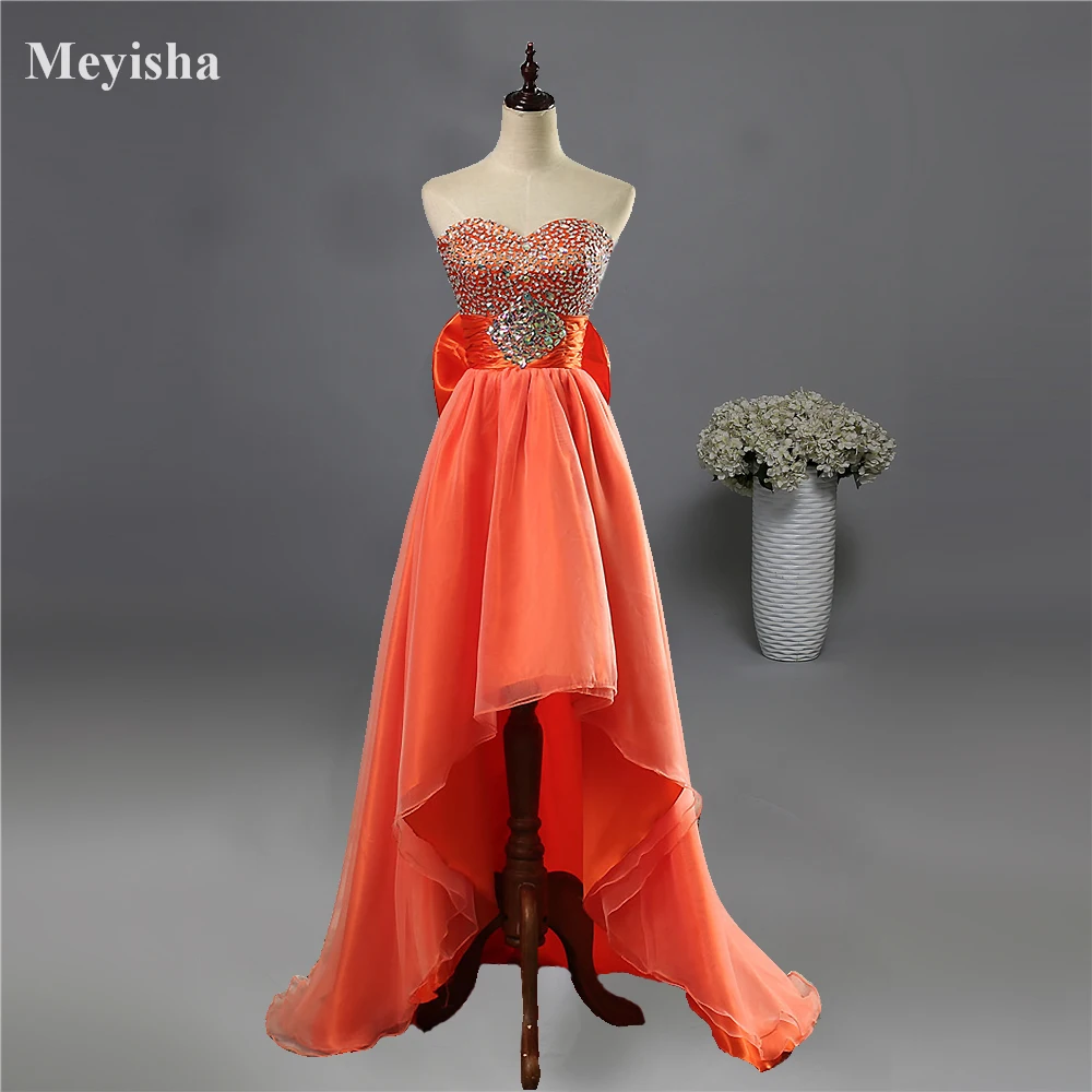 orange dress for graduation