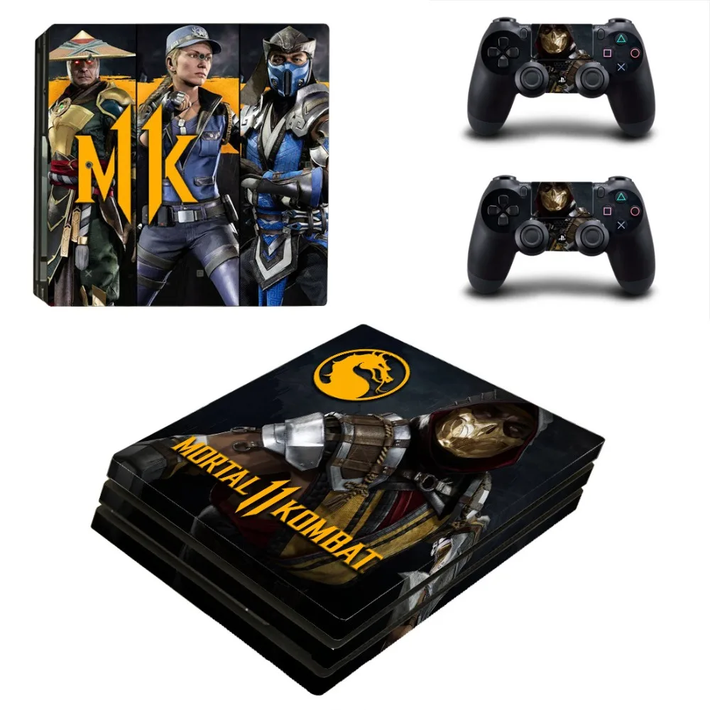 Mortal Kombat 11 PS4 Pro наклейка для кожи Vinilo PS 4 Pro наклейка s для sony Playstation 4 Pro консоль и контроллер Skins