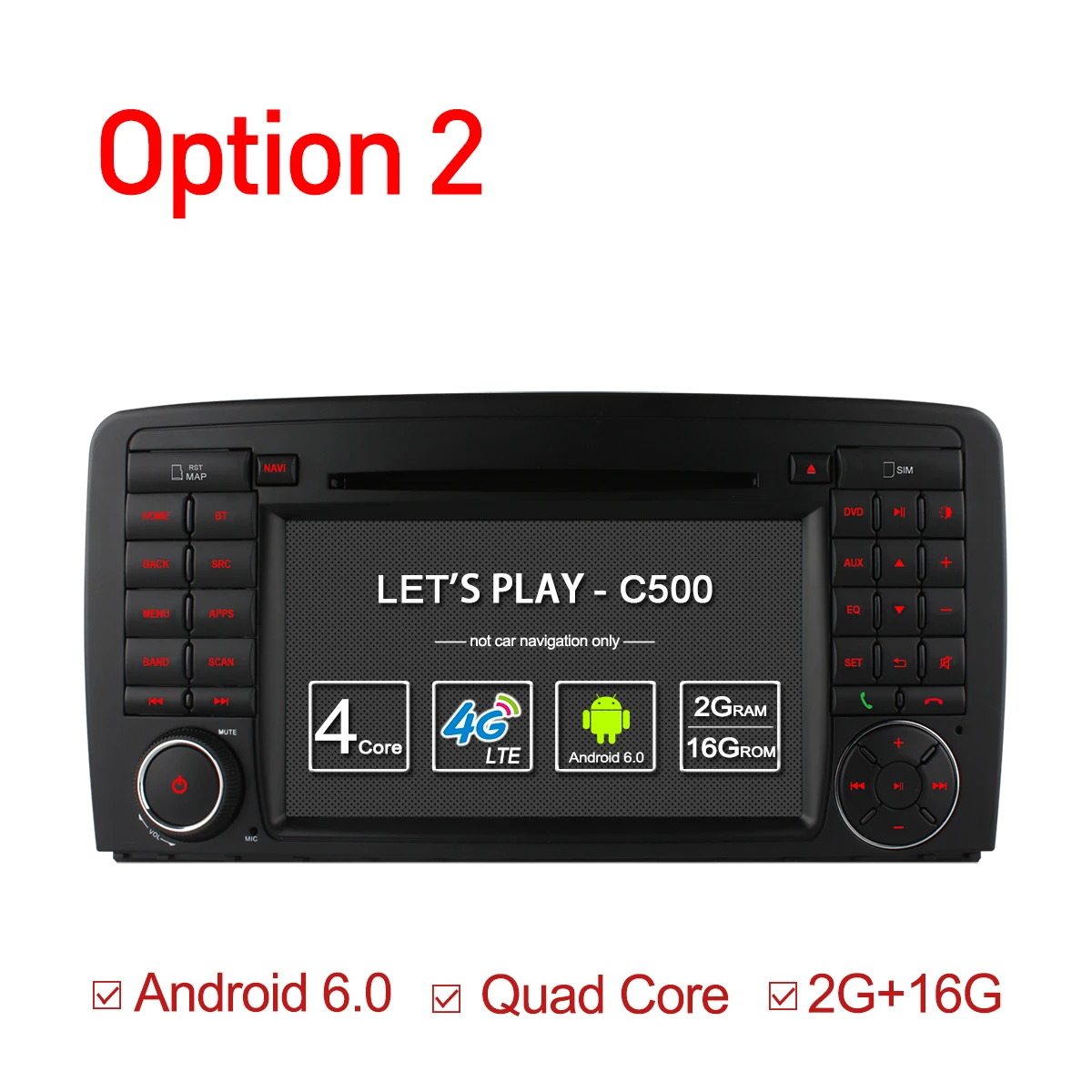 Perfect Ownice 4G SIM LTE 8 Core  Android 6.0 Car DVD Player for Mercedes R Class W251 R280 R300 R320 R350 R500 with Radio GPS 32G ROM 1