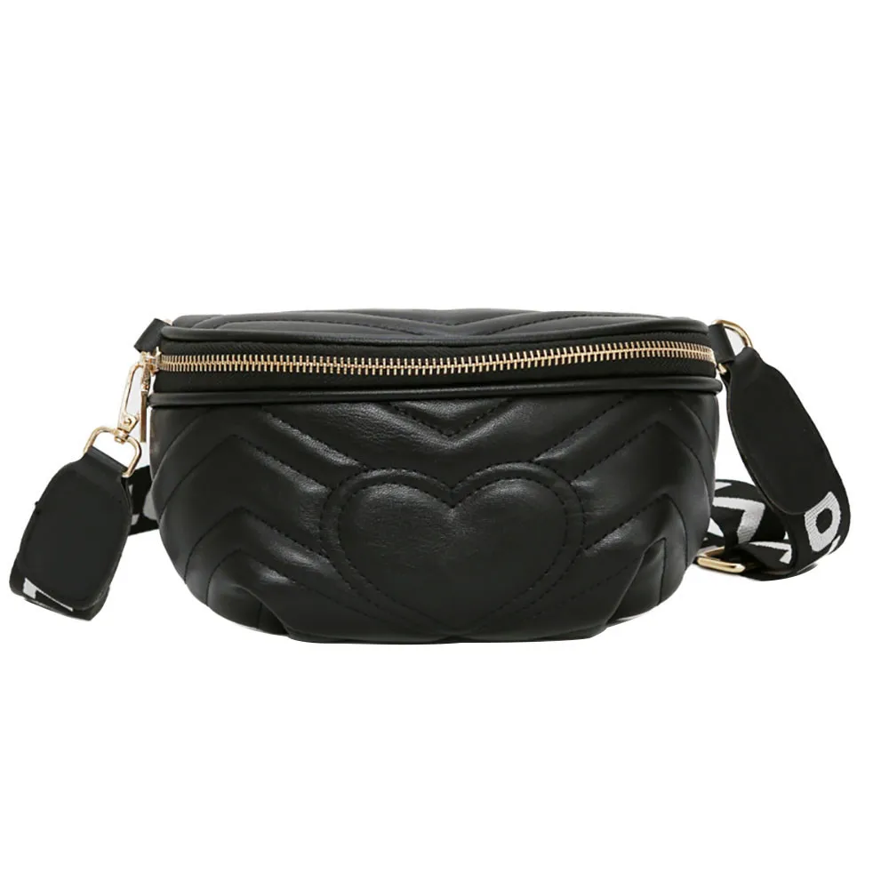 

Waist Bag Women Love Crossbody Shoulder Bag Women‘s Pocket Wild Chest Bag поясная сумка Dropshipping YJJ2