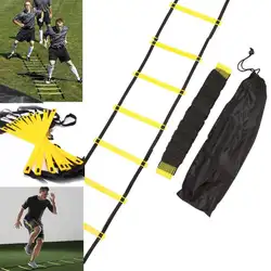 Оборудование для занятий фитнесом на открытом воздухе 10 футов 15 футов 5 м ловкость лестница для скоростного футбола Футбол фитнес ноги