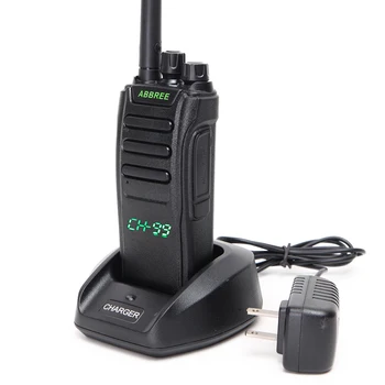 

ABBREE AR-Q10 10W Powerful 99CH LED Hidden Display Screen UHF 400-470Mhz 3000mAh Battery Long Range Two Way Radio Walkie Talkie