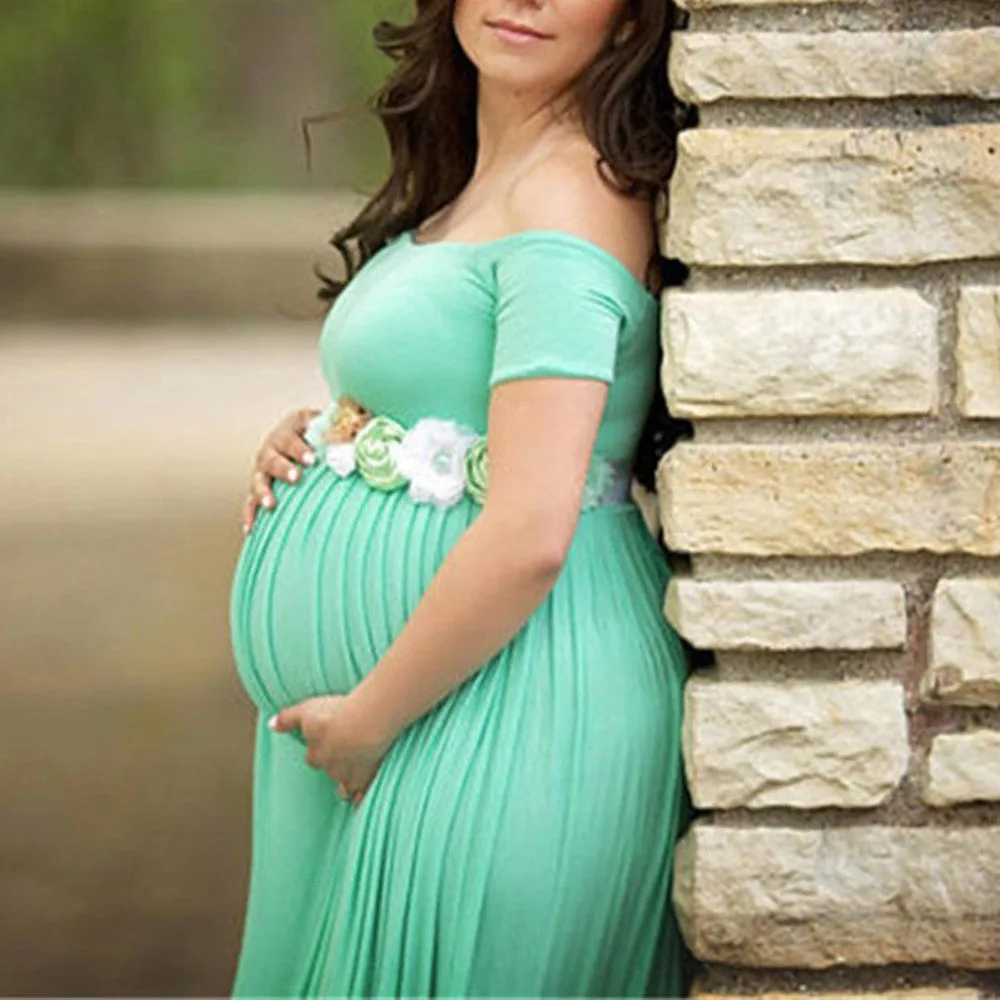 Платья для беременных; реквизит для фотосессии; хлопковые платья макси с открытыми плечами для беременных; одежда для фотосессии