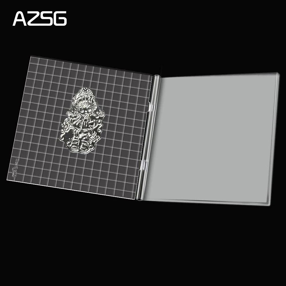 AZSG высокой прозрачности, акриловый Штамповочный Инструмент для тиснения для DIY скрапбукинга прозрачные штампы DIY скрапбукинг ручной работы бумажное ремесло