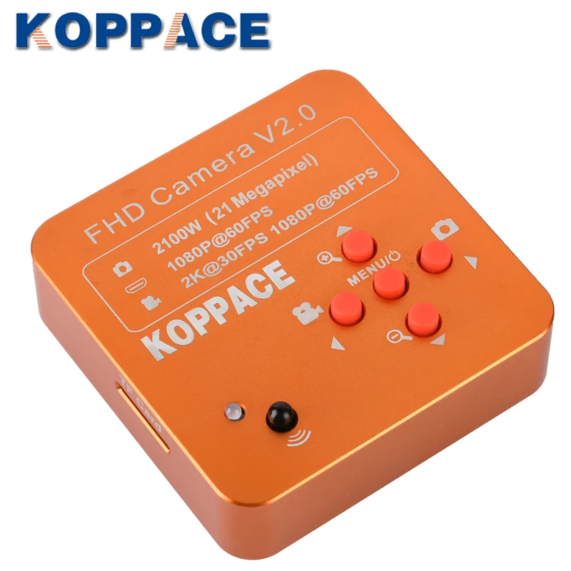  KOPPACE 21MP 1080P 60FPS HDMI USB FHD Industrial Microscope Digital Camera Microscope Camera For Ph