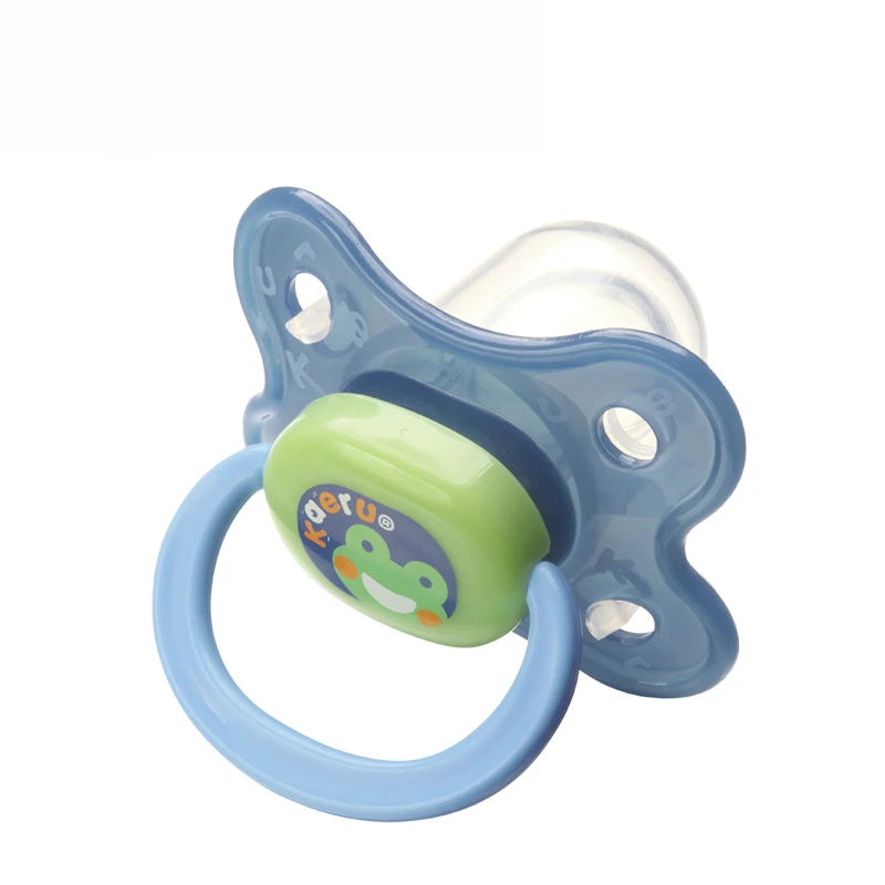 

BPA Free Baby Pacifier Simulation Baby Sleep Type Silicone Pacifiers 0 To 6 To 18 Months Baby Nipple with Cover