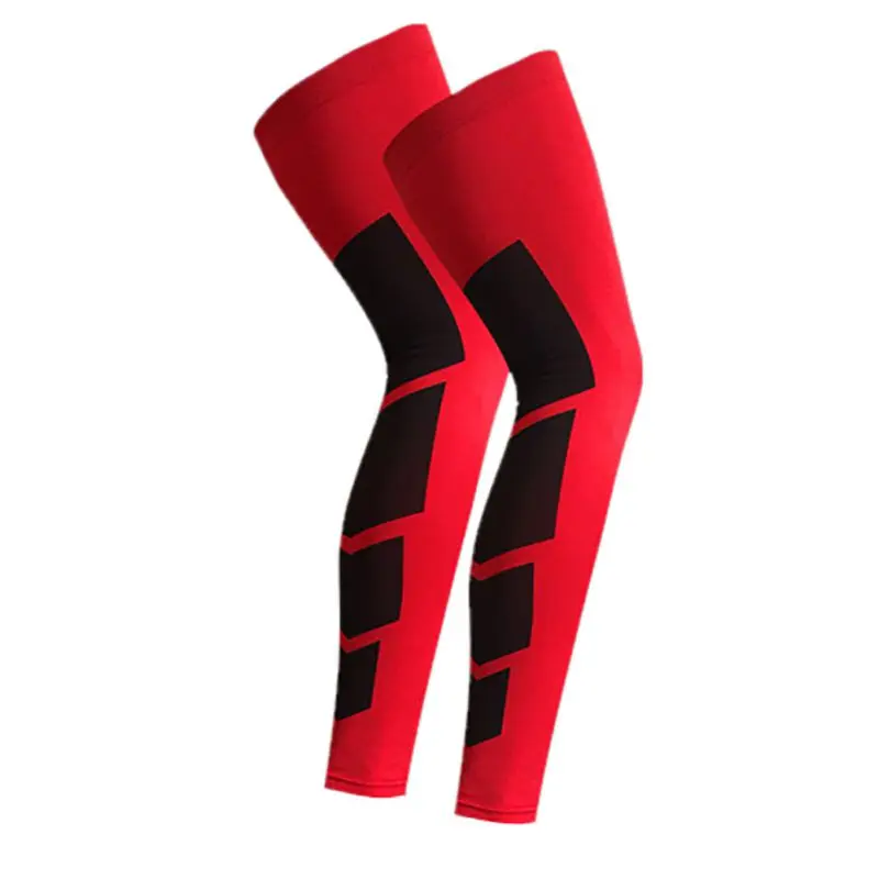 

1PCS Cycling Running Knee Pad Leg Warmers Antiskid Long Knee Support Brace Pad Protector Sports Basketball Leg Sleeve