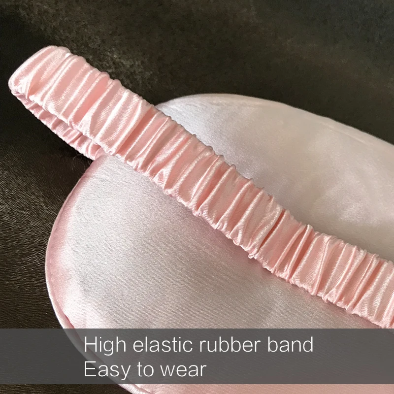 Maschera per dormire in seta, con elastico, morbida, per dormire di notte, in viaggio, per fare un pisolino_voghion.com