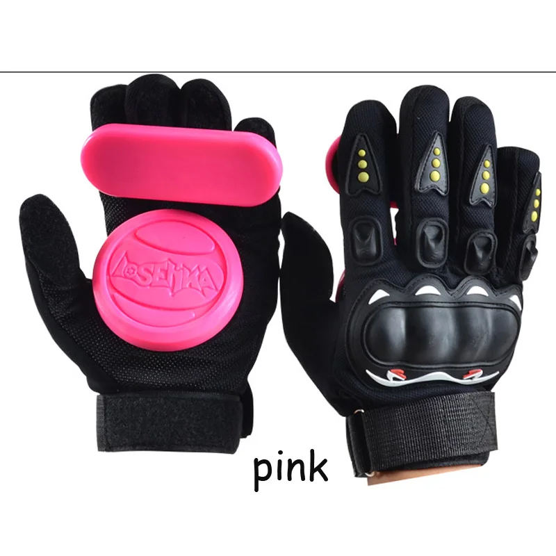 Improve Skateboard Long board Slide Gloves With Slider Professional